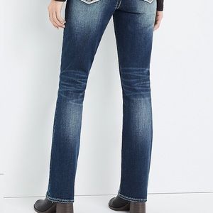 Vigoss Slim boot mid rise faux flap pocket jeans